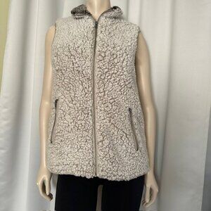THREAD & SUPPLY - Sherpa Warm Faux Shearling Full Zip Vest Women's Small NWT